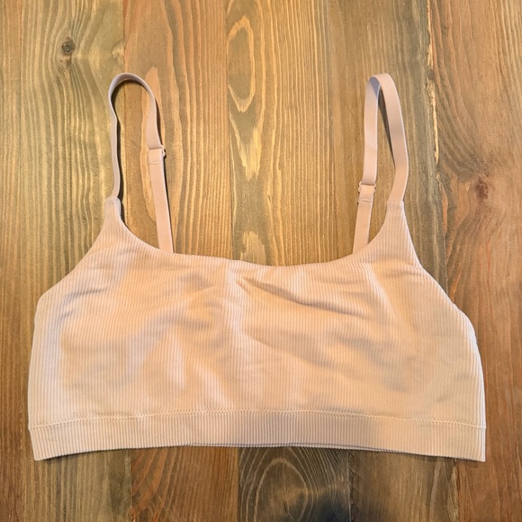 aerie Other - Aerie Superchill Tan Ribbed Bralette